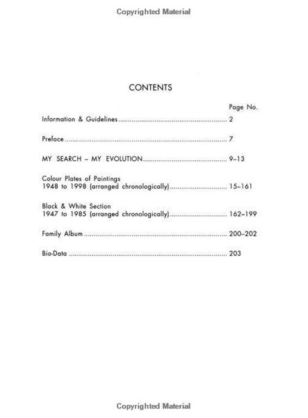 My Search - My Evolution :: Contents